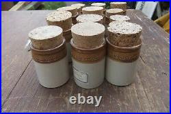 15 x Vintage Doulton of Lambeth Ltd. Salt Glazed Stoneware containers