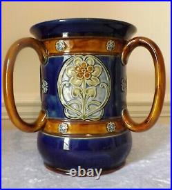1901, Antique Royal Doulton Presentation 3 Handled Cup, Lambeth Tug-of-war