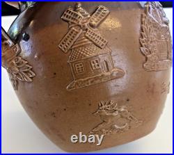 3 x Doulton Lambeth Vintage Stoneware Ewer, Harvest Pot, Jug, Pretty Items