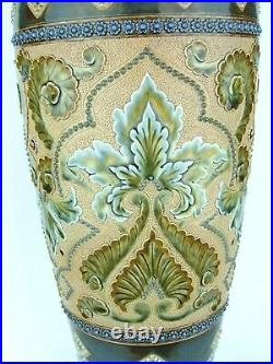 A Monumental Doulton Lambeth Persian Inspired Stoneware Vase Eliza Simmance