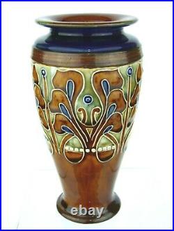 A Striking Royal Doulton Lambeth Art Nouveau Vase by Frank Butler. Circa 1900