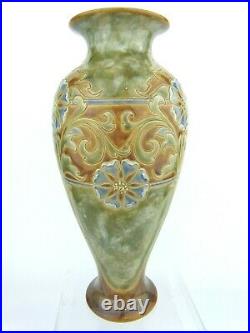 A Stunning Doulton Lambeth Arts & Crafts Vase by Eliza Simmance. Dated 1910