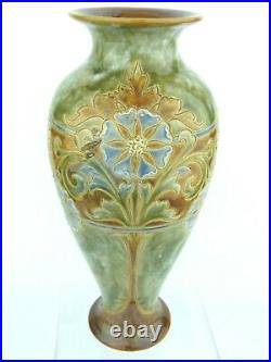 A Stunning Doulton Lambeth Arts & Crafts Vase by Eliza Simmance. Dated 1910