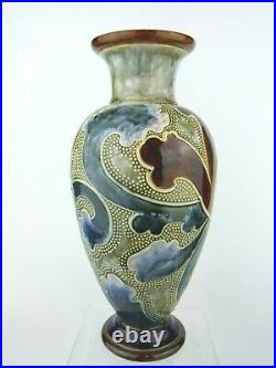 A Stunning Doulton Lambeth Organic Art Nouveau Vase by Mark V Marshall