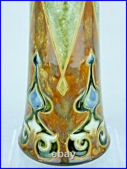 A Truly Stunning Doulton Lambeth Art Nouveau Vase by Frank Butler. Dated 1909