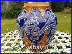 An Antique Frank Butler Doulton Lambeth Pot Pouri Pot Vase 1907