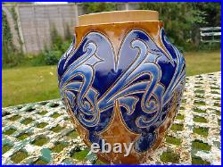 An Antique Frank Butler Doulton Lambeth Pot Pouri Pot Vase 1907