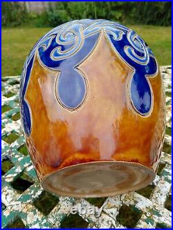 An Antique Frank Butler Doulton Lambeth Pot Pouri Pot Vase 1907