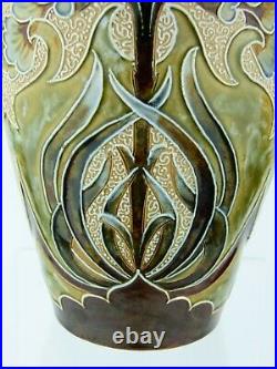 An Excellent Doulton Lambeth Art Nouveau Vase by Eliza Simmance. Circa 1900