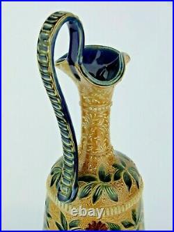 An Exquisite Doulton Lambeth High Handled Jug by Martha Rogers
