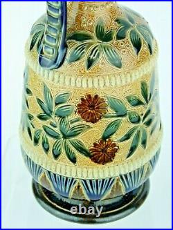 An Exquisite Doulton Lambeth High Handled Jug by Martha Rogers