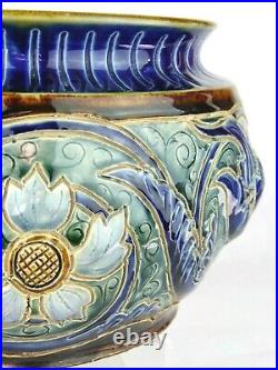 An Outstanding Doulton Lambeth Arts & Crafts Jardiniere by William Parker. 1884