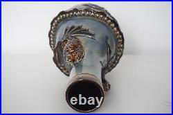 Antique Doulton Lambeth Dragon & Prunus Vase Barnard Pope Thompson c. 1883