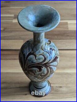 Antique Doulton Lambeth Eliza Simmance Signed Vase Circa 1900