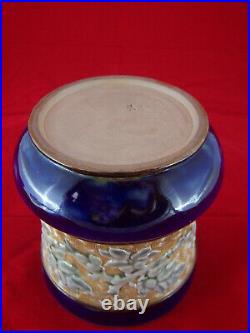 Antique Doulton Lambeth George Tinworth Mouse Tobacco Jar 7 inches tall