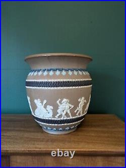 Antique Doulton Lambeth Silicon Ware England Rare Pot. Dated 1888