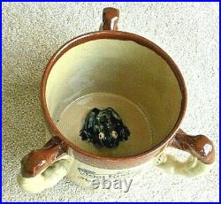 Antique Doulton Lambeth Stoneware Tyg 1904 Frogpot Tankard Kissock