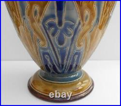 Antique Doulton Lambeth Vase Frank Butler Art Nouveau Design Circa 1883