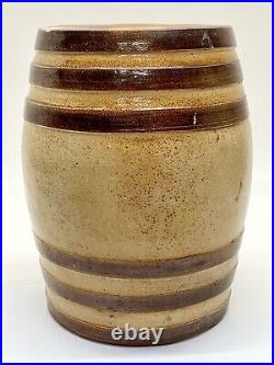 Antique Doulton & Watts Lambeth Pottery London Salt Glazed Spirit Keg Dispenser