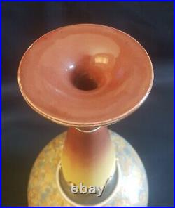 Antique Large Royal Doulton Lambeth Slater Onion Vase Early 1900s