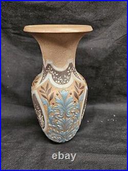 Antique Royal Doulton Lambeth Silicon Vase