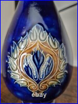 Antique Royal Doulton Lambeth Stoneware Vase Lily Partington