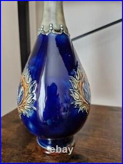 Antique Royal Doulton Lambeth Stoneware Vase Lily Partington