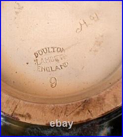 Antique Royal Doulton Lambeth by Bessie Newbery Glazed Stoneware Perfect