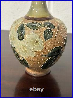 Antique c1890's Royal Doulton Lambeth Slater Art Nouveau Vase