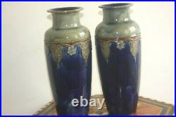 Antique pair of Royal Doulton vases