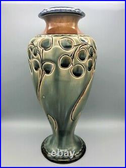 Art Nouveau Royal Doulton Vase By Frank Butler, 1907