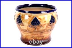 Arts Crafts Vase Doulton Lambeth Planter w22 cm Circa 1890