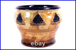 Arts Crafts Vase Doulton Lambeth Planter w22 cm Circa 1890