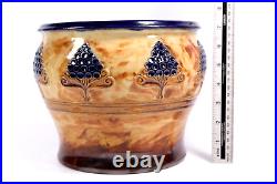 Arts Crafts Vase Doulton Lambeth Planter w22 cm Circa 1890