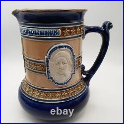 C1893 Chicago Exhibition Doulton Lambeth World's Columbian Exposition Jug