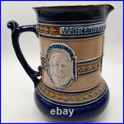 C1893 Chicago Exhibition Doulton Lambeth World's Columbian Exposition Jug