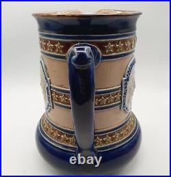 C1893 Chicago Exhibition Doulton Lambeth World's Columbian Exposition Jug