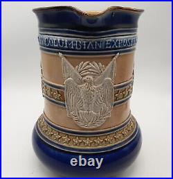 C1893 Chicago Exhibition Doulton Lambeth World's Columbian Exposition Jug