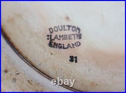 C. 1900 Doulton Lambeth Handy Man Boer War Commemorative Jug Pitcher Stoneware