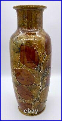 Doulton Autumn Leaves Foliage Ware Vase by Maud Bowden Circa 1925