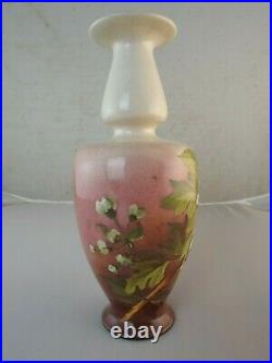 Doulton Faience Hand Painted Pottery Vase by Emily J Gilman
