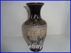 Doulton Hannah Barlow Lambeth Stoneware Vase