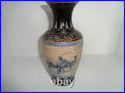 Doulton Hannah Barlow Lambeth Stoneware Vase