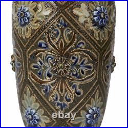 Doulton Lambeth Art Pottery Vase By Frank Butler 1882