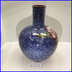 Doulton Lambeth Faience 1879 Glazed Stoneware Floral Vase READ