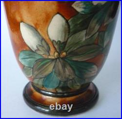 Doulton Lambeth Faience Lily Floral Decoration Vase Signed John Beard 1878