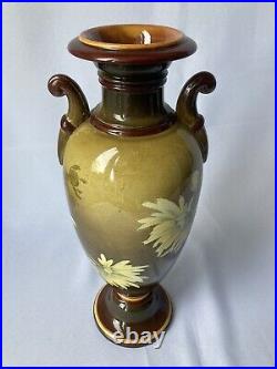 Doulton Lambeth, Faience Vase, By Kate Roger's, fantastic condition, c1880
