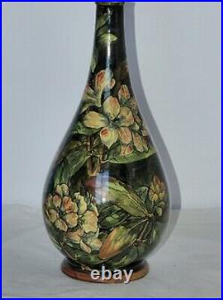 Doulton Lambeth Faience Vase / Table Lamp Base