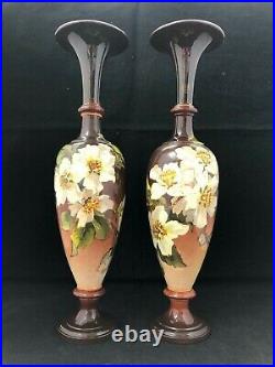 Doulton Lambeth Faience Vases, Alice Marshall & Fanny J Allen
