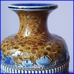 Doulton Lambeth George Tinworth Vase C1875 24cm Tall